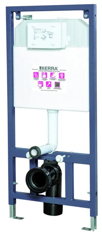 Set rezervor WC suspendat Delos Chrome