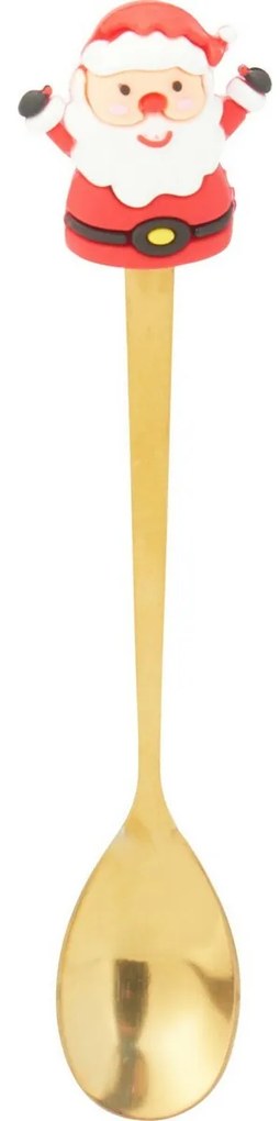 Ceașcă de Crăciun din porțelan cu linguriță Santa550 ml