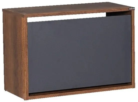 Pantofar 42x60 cm maro/antracit