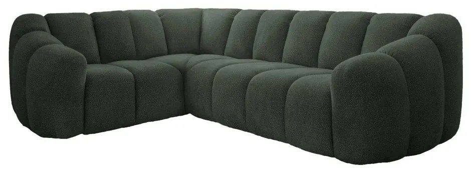 Colțar verde închis (cu colț pe partea stângă/în formă de ”L”) Shell – Miuform