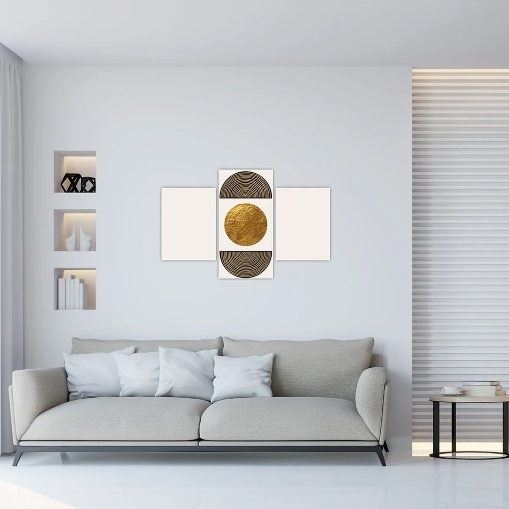 Tablou - Ornament de aur N⁰1 (90x60 cm)