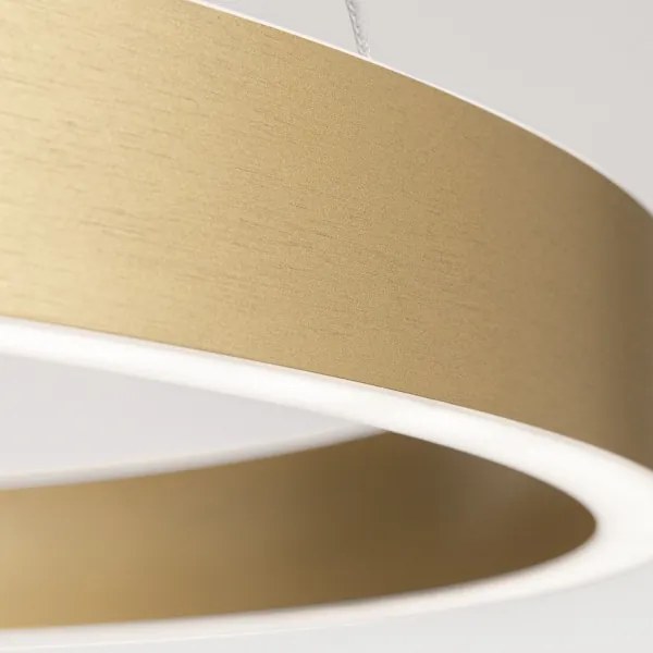Orion - Lustru LED dimmabil suspendat pe cablu KOLK, LED/60W/230V, 2700/3000/4000K, diam. 60 cm, auriu