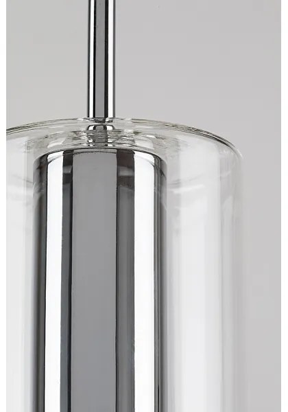 Lustră pe cablu ESTA 1xE27/40W/230V transparent/crom Rabalux 72048