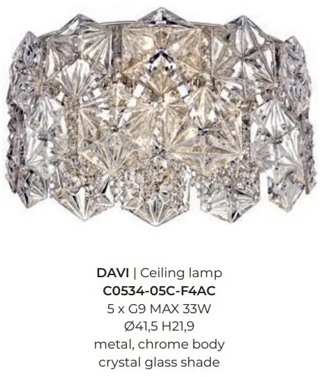 Lustra aplicata design modern DAVI
