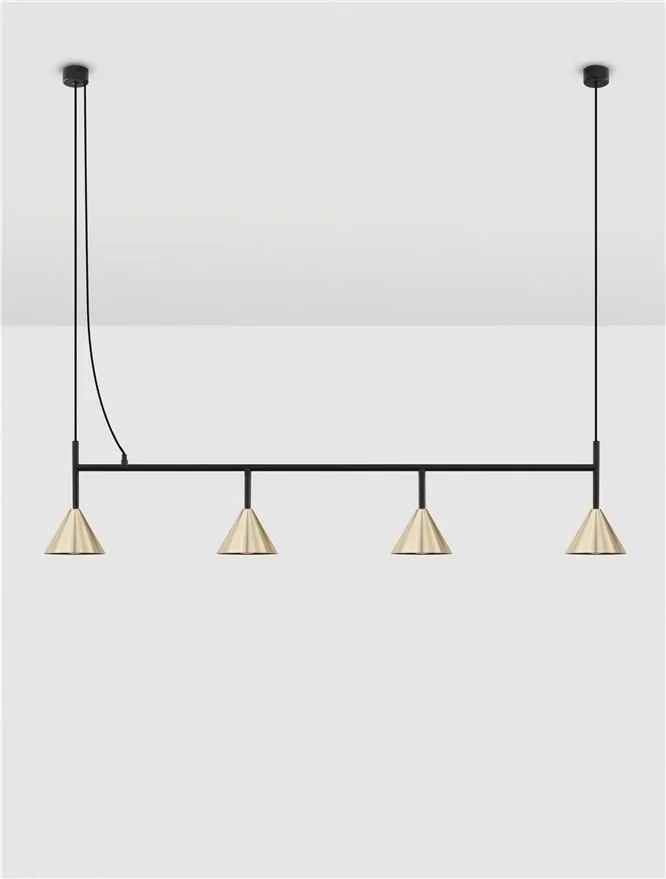 Lustra suspendata moderna CONICO auriu