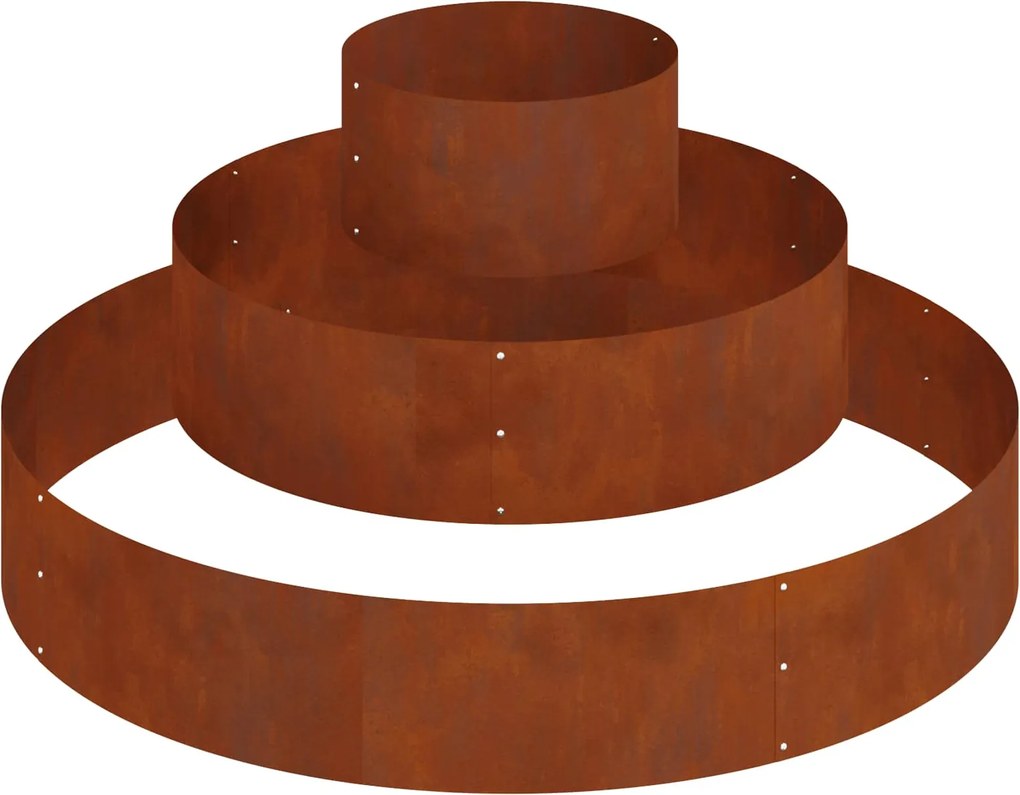 vidaXL Vază pentru Grădină Maro 120 x 120 x 20 cm