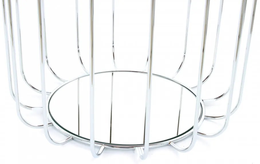 Taburet tapitat/masuta de cafea rotund/a Comfortable 50x50x45 cm verde
