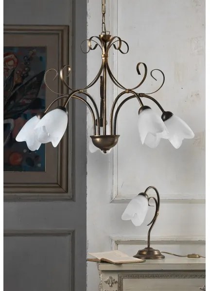 Lustră pe lanț ONLI ODINO 5xE14/6W/230V