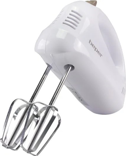 Mixer Beper BP.304, 150 W, 5 viteze, buton de eliberare a paletelor, alb