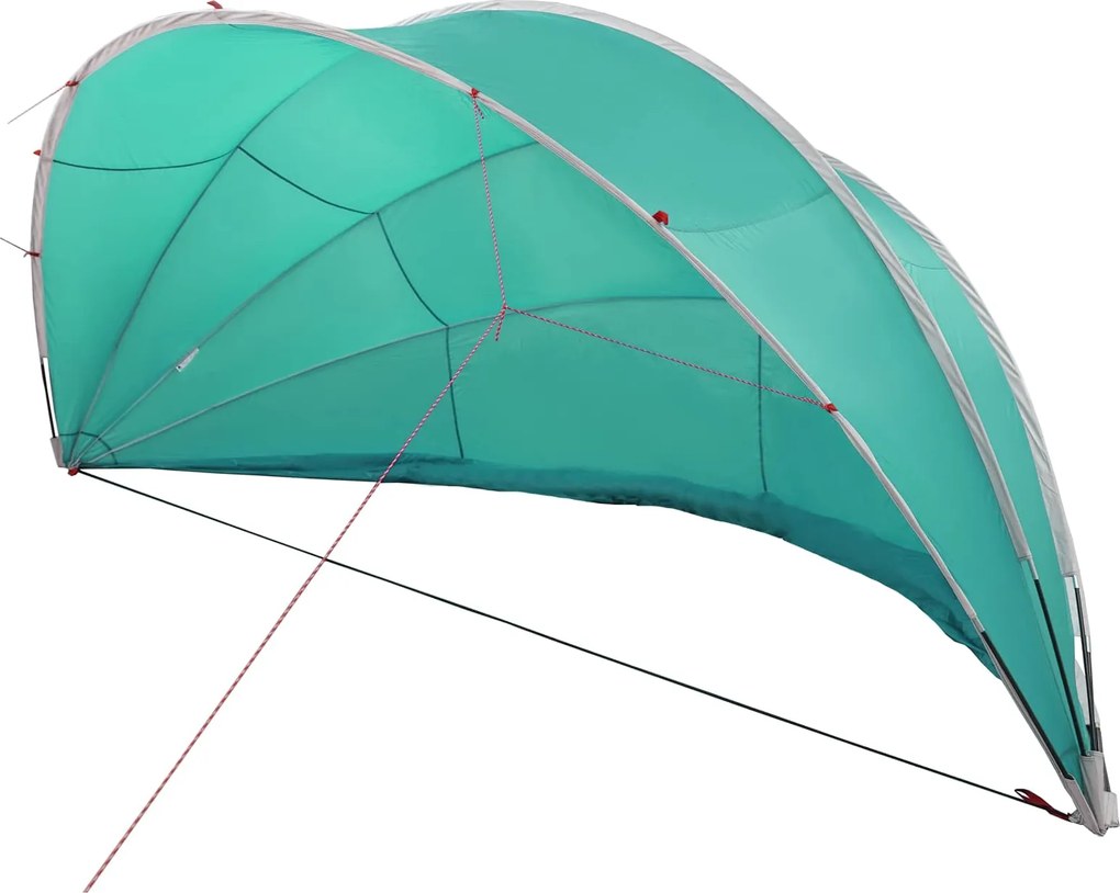 vidaXL Dom pentru piscină Manual albastru 430 x 430 x 210 cm