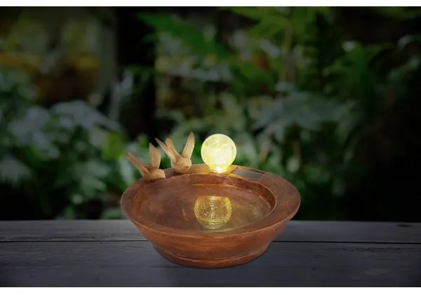 Corp de iluminat LED solar SOLAR LED/0,06W/3V IP44 bazin pentru păsări Globo 33892