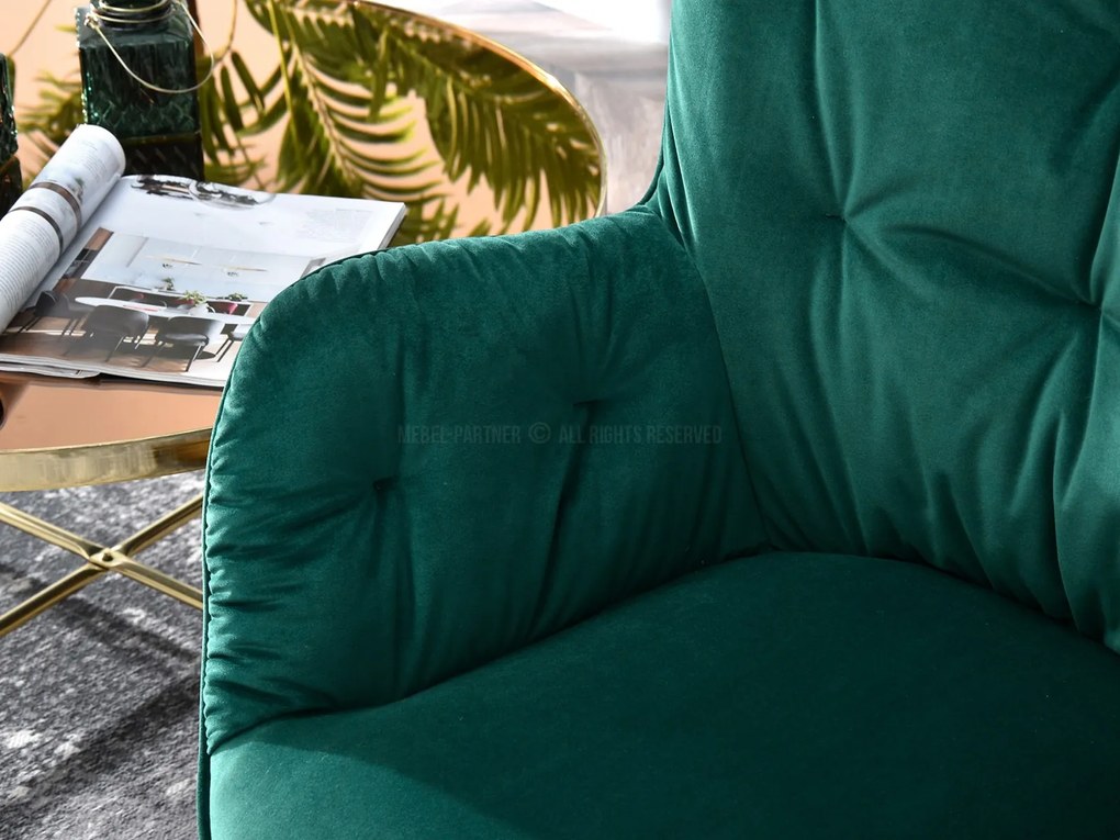 Fotoliu Meryl (verde + auriu). 1110291