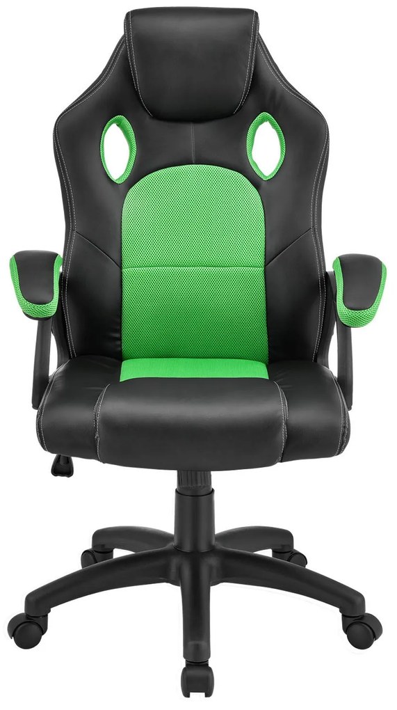 Jusky Scaun de birou Montreal - negru/verde