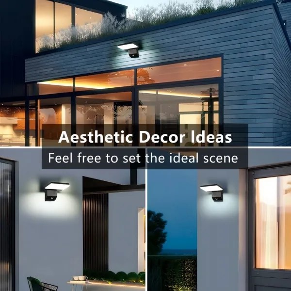 Immax 08513L - Aplică LED de exterior cu senzor MODERN, 18W, 230V, IP65