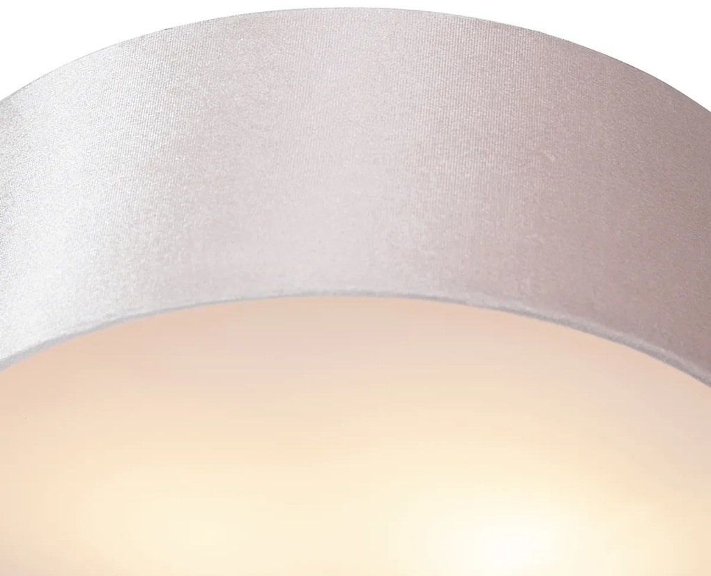 Plafoniera moderna roz 30 cm cu interior auriu - Drum
