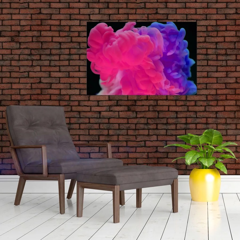 Tablou cu fum colorat (90x60 cm)