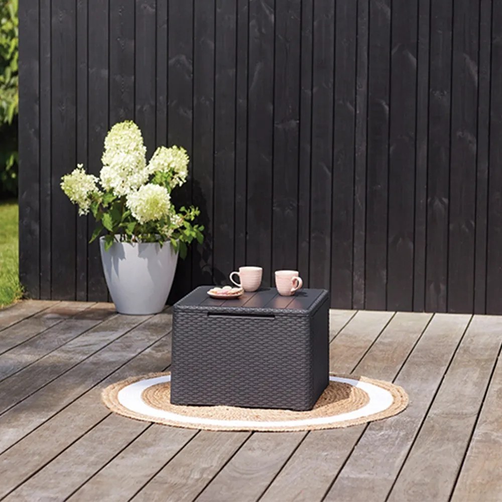 Masă cu perne Claire, grafit