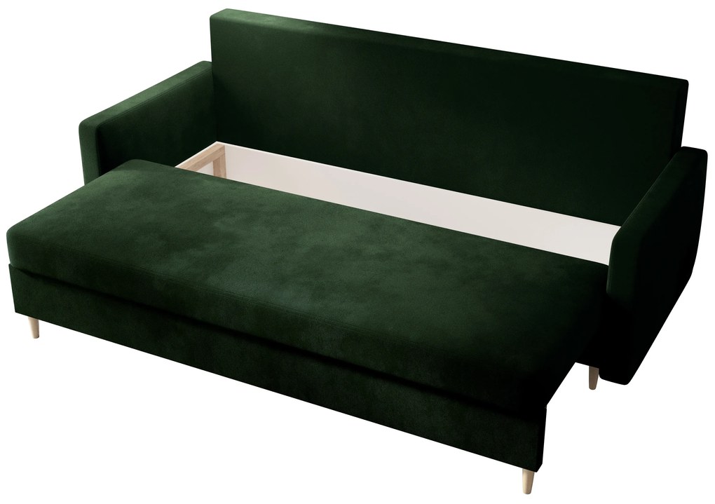 Canapea două locuri Aura (Verde închis). 1056635