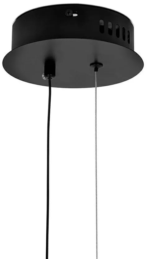 Lustra design inelar LED Ring 80 negru
