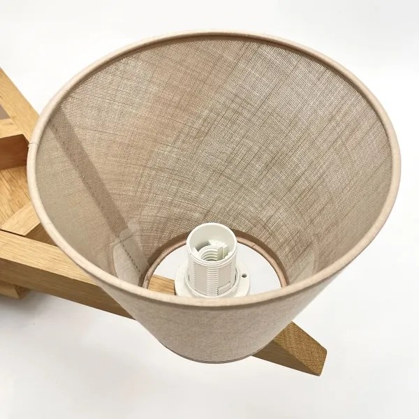 Lustră aplicată Brilagi ANTHONY 5xE14/40W/230V stejar