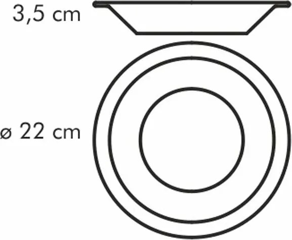 Farfurie adâncă Tescoma GUSTITO, 22 cm