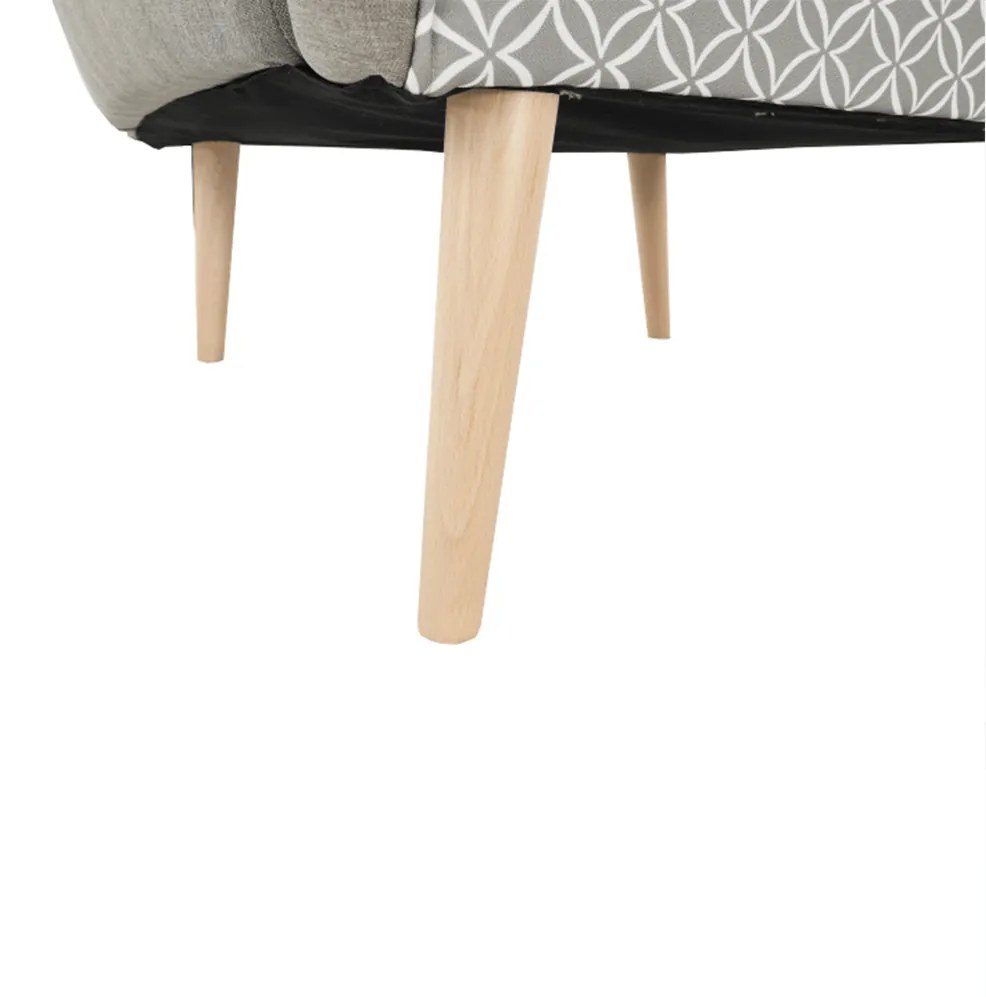 Scaun de design, ţesătură, capuccino/model, BELEK