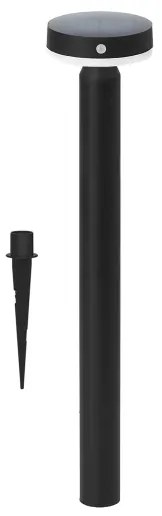 Lampă LED solară Zuma Line PT33613 CARLI LED/4,5W/2000 mAh IP44 negru