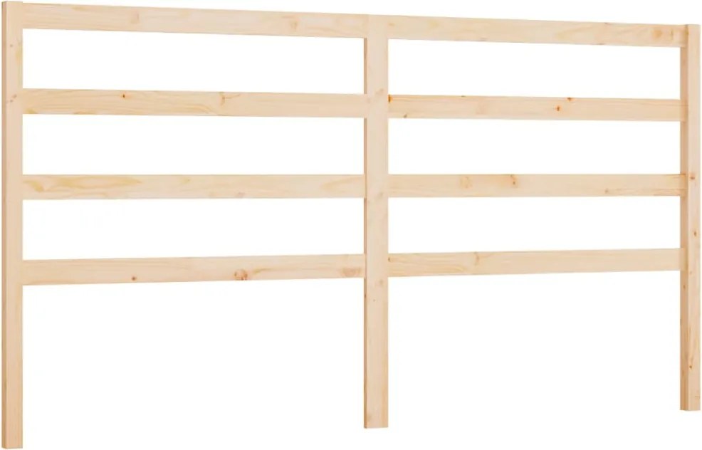 vidaXL Tăblie de pat, 206x4x100 cm, lemn masiv de pin
