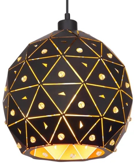 Lustră pe cablu Globo 54029H JODIE 1xE27/60W/230V d. 25 cm