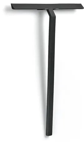 Racletă duș cu suport Zona Rim, lățime 30 cm, negru