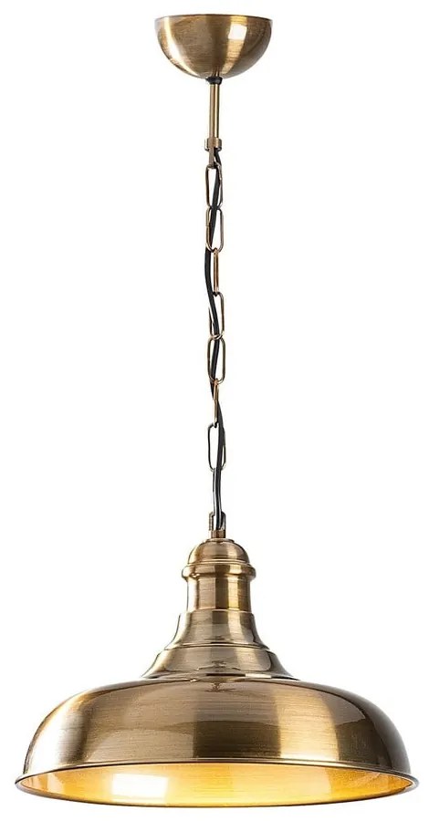 Lustră aurie cu abajur din metal ø 32 cm Rosea – Opviq lights