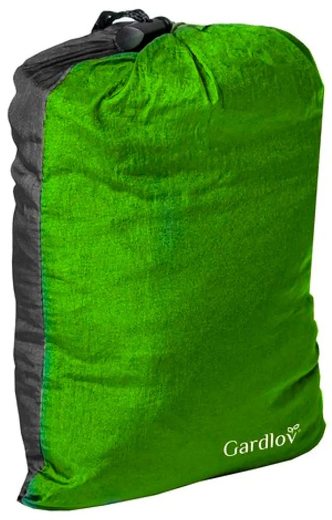 Hamac turistic SANTIAGO 260x140 cm, verde/gri