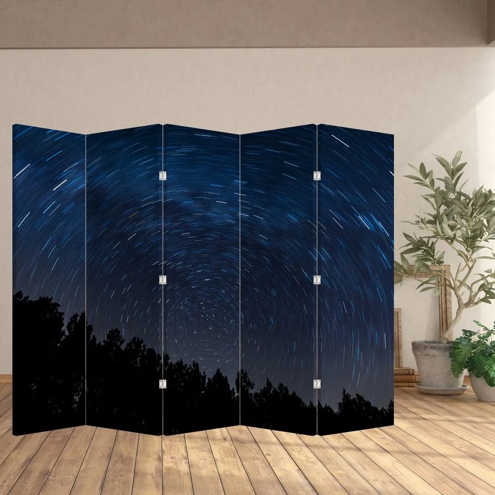 Paravan - cerul nocturn (210x170 cm)