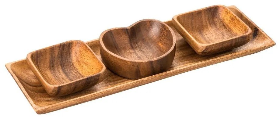 Boluri de servit cu tavă 4 buc Kora - Premier Housewares