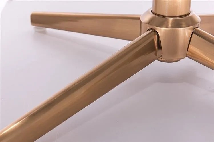 HR212CROSS Scaun Grafit Catifea Bază Aurie