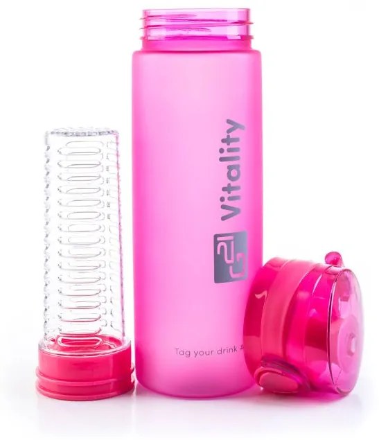 STICLĂ G21 PENTRU SMOOTHIE / SUC, 600 ML, ROȘU