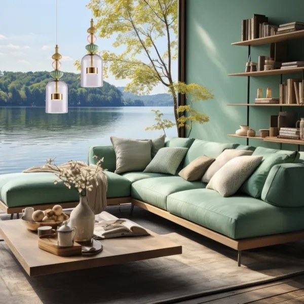 Lustră LED pe cablu ARTE LED/12W/230V d. 13 cm alamă