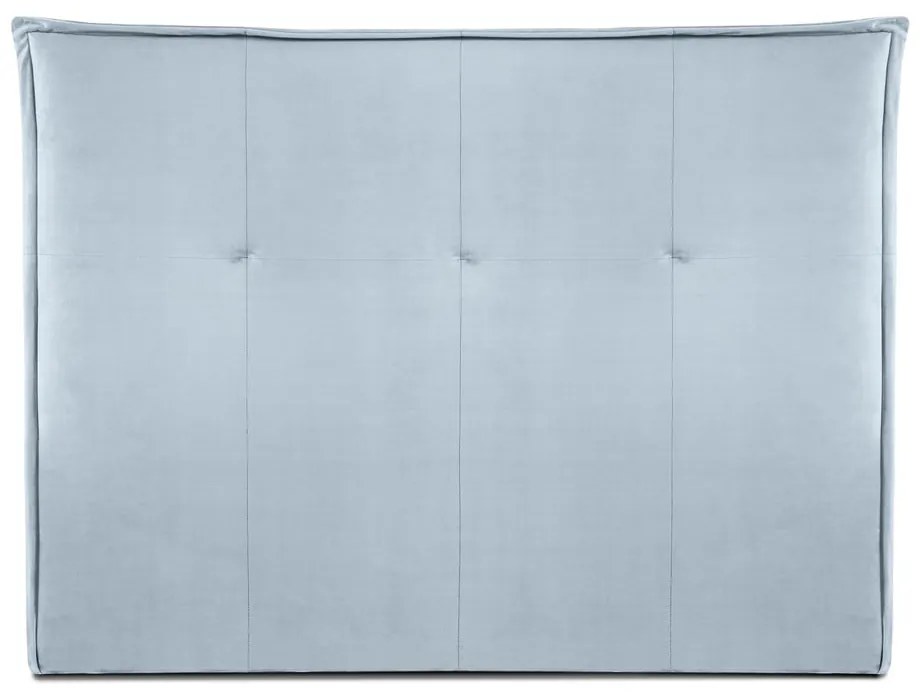 Tăblie de pat albastru-deschis 160x120 cm Monica – Milo Casa