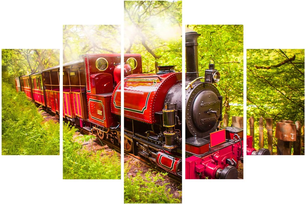 Tablou - Tren cu aburi (150x105 cm)