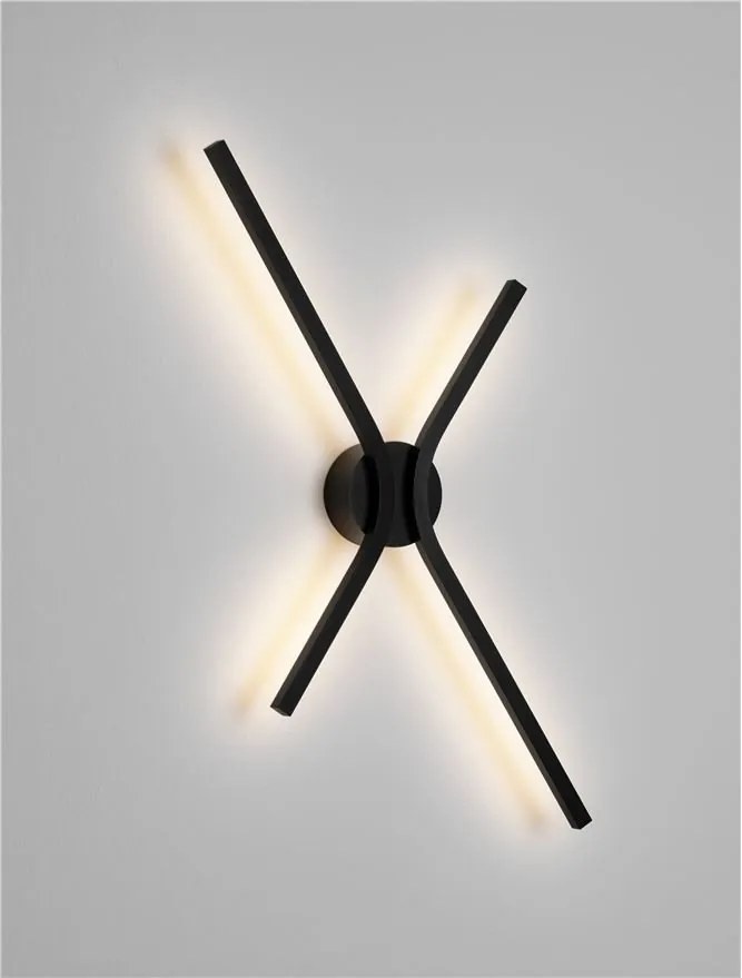 Aplica de perete LED CCT design modern AKRO negru