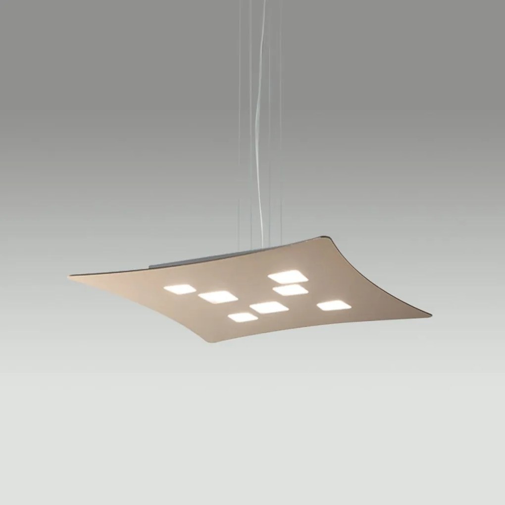 Lustra suspendata moderna ISOTTA 62x69cm, alb sau gri