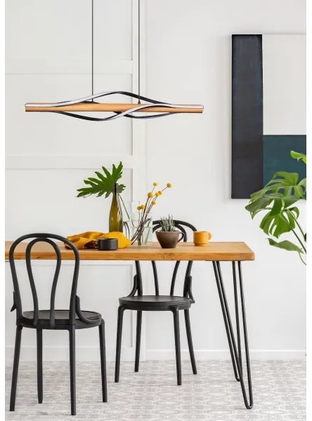 Lustră LED pe cablu Zuma Line P230857003 BAEZ LED/30W/230V