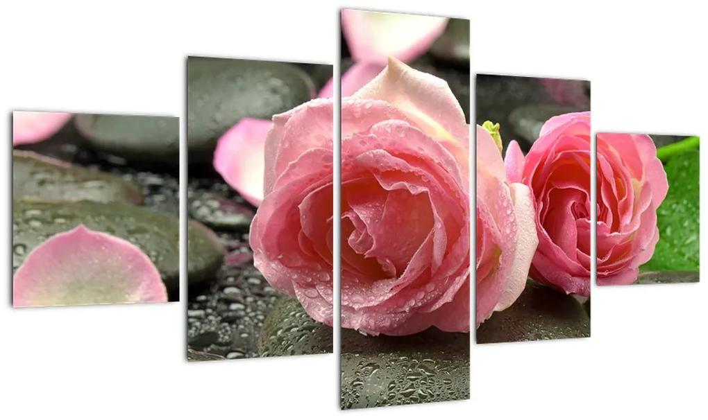 Tablou - trandafiri (125x70cm)