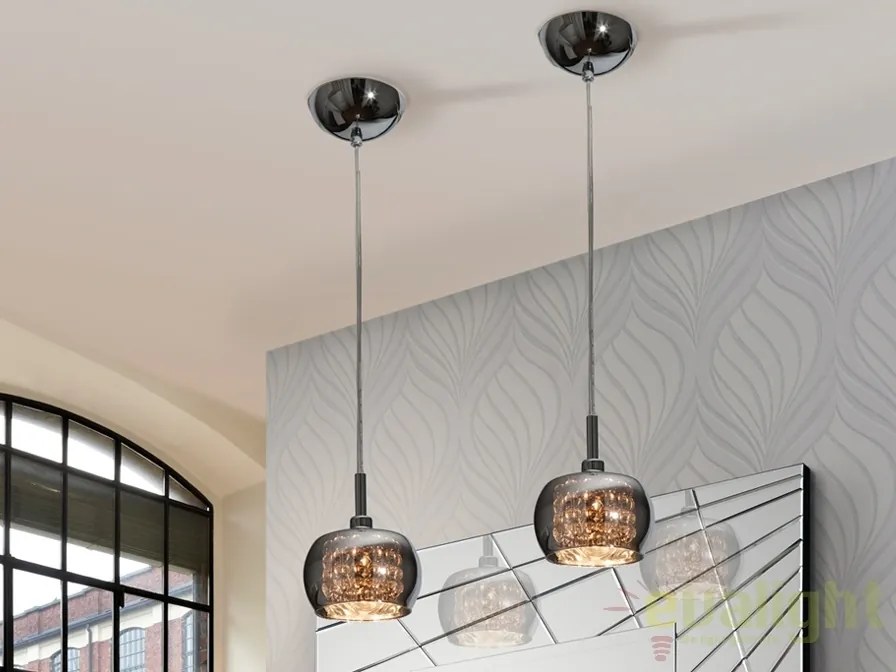 Lustra LED / Pendul modern diam.13cm, H-134cm, ARIAN SV-193273
