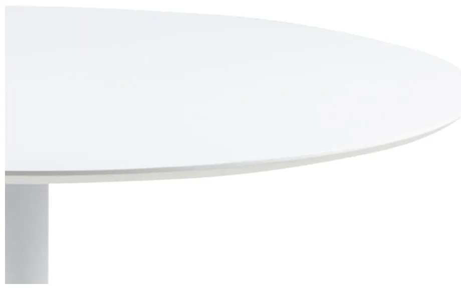 Masă rotundă Actona Ibiza, ø 110 cm, alb