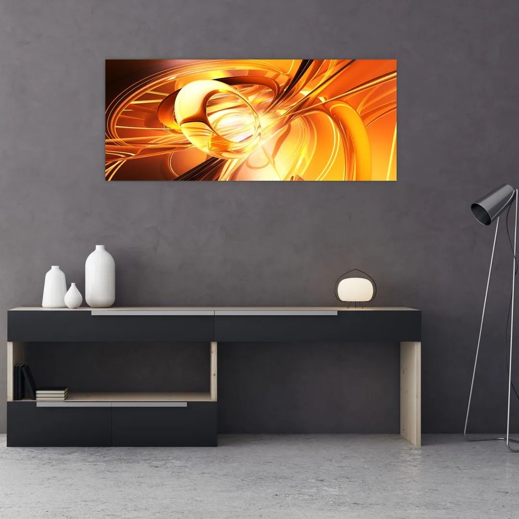 Tablou cu abstracție (120x50 cm)