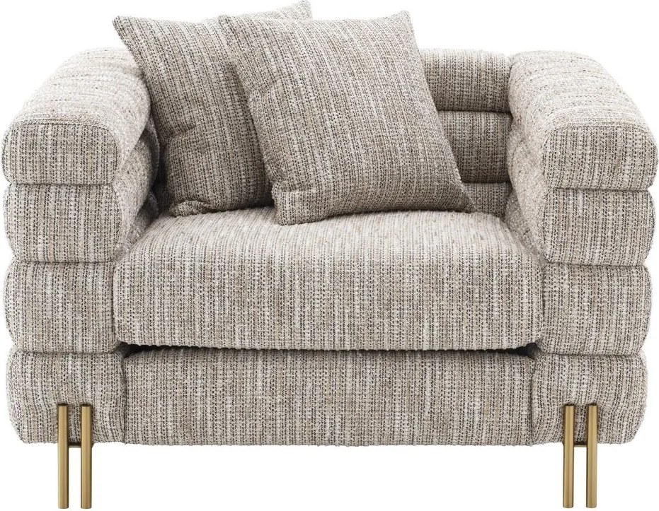Fotoliu elegant design LUX York, bej mademoiselle 115311 HZ