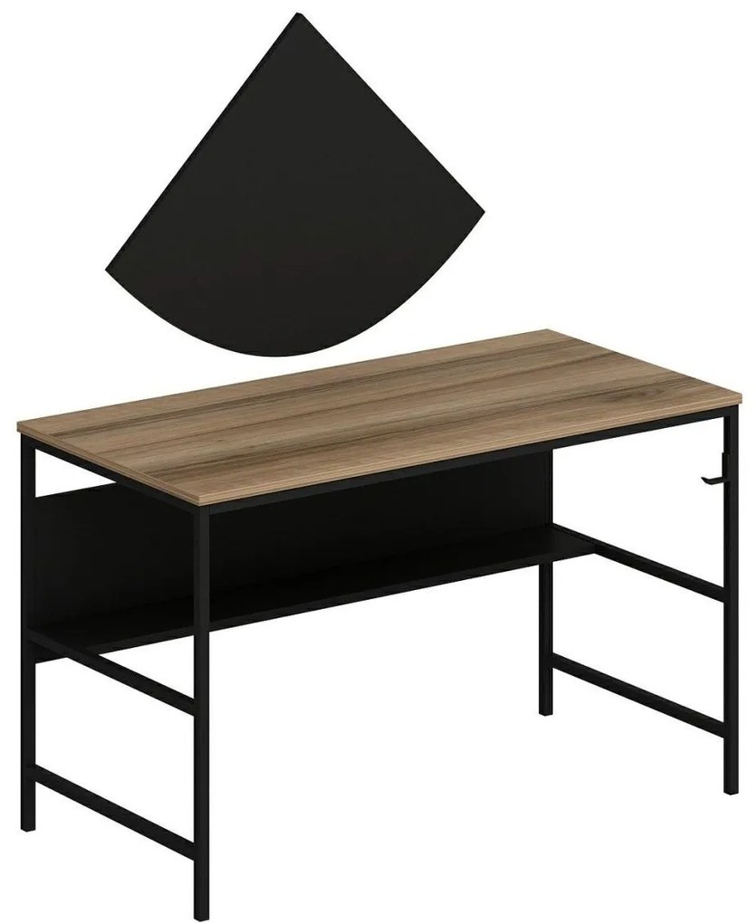 Masă PC Grana (Auriu + Negru). 1088791