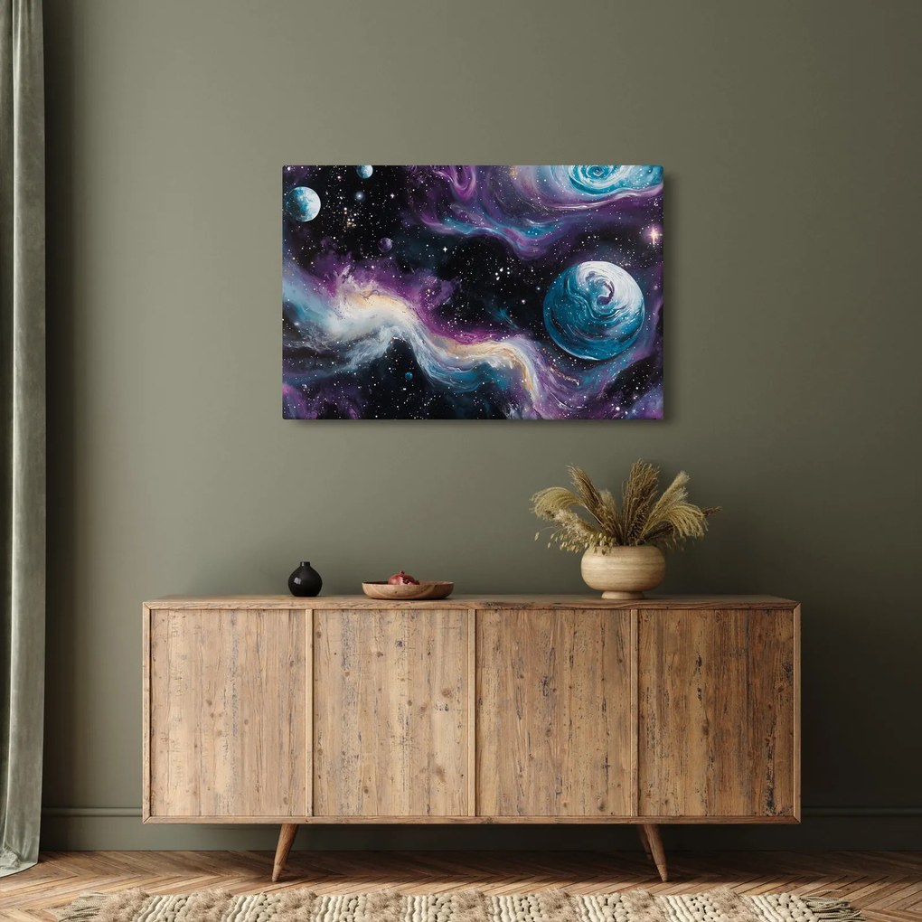 Tablou - Univers pictat (90x60 cm)