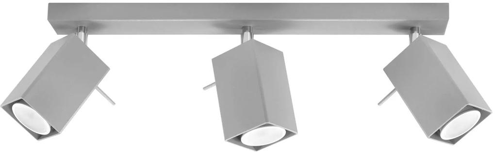 Sollux Lighting Merida lampă de tavan 3x40 W gri SL.0457